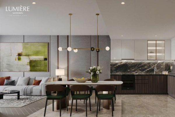 thiet ke can ho  Lumiere Midtown